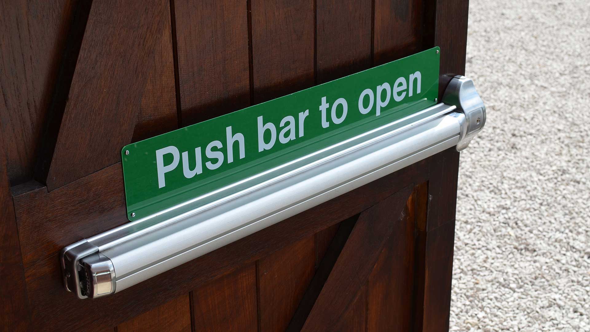 push bar handle repair